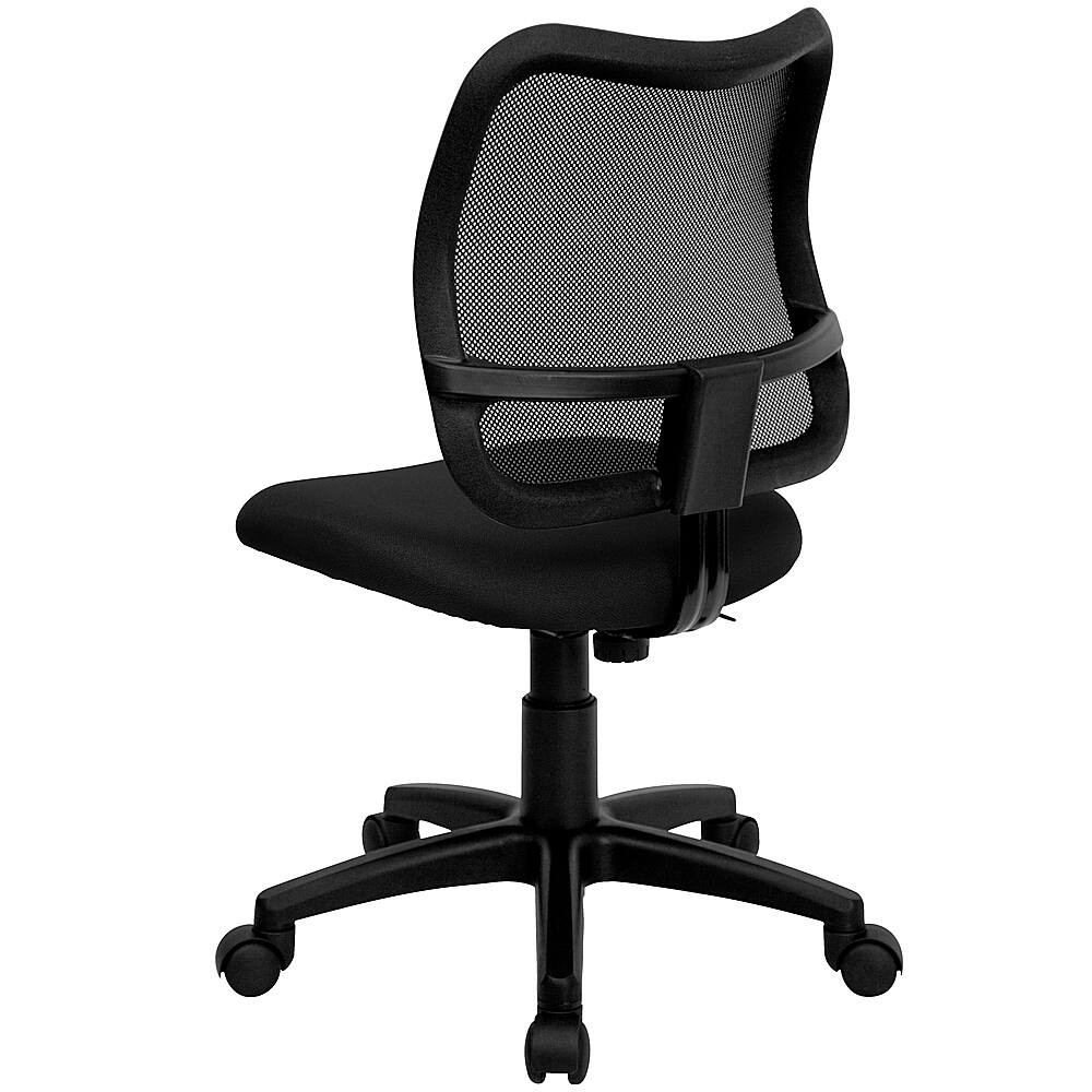 Alt View 14. Alamont Home - Alber Contemporary Fabric Swivel Office Chair - Black.