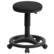 Front. Alamont Home - Frakes Classic Fabric Stool - Black.