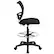 Alt View 16. Alamont Home - Elaine Contemporary Fabric Drafting Stool - Black.