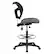 Alt View 13. Alamont Home - Contemporary Fabric Drafting Stool - Gray.