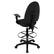 Alt View 12. Alamont Home - Lenora Contemporary Fabric Drafting Stool - Black.