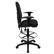 Alt View 13. Alamont Home - Lenora Contemporary Fabric Drafting Stool - Black.