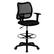 Front. Alamont Home - Elaine Contemporary Fabric Drafting Stool - Black.