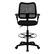 Alt View 11. Alamont Home - Elaine Contemporary Fabric Drafting Stool - Black.