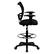 Alt View 13. Alamont Home - Elaine Contemporary Fabric Drafting Stool - Black.