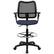 Alt View 11. Alamont Home - Elaine Contemporary Fabric Drafting Stool - Navy Blue.