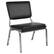 Front. Alamont Home - Hercules Contemporary Vinyl Big & Tall Stack Chair - Black Vinyl.