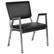 Front. Alamont Home - Hercules Contemporary Vinyl Big & Tall Stack Chair - Black Vinyl.