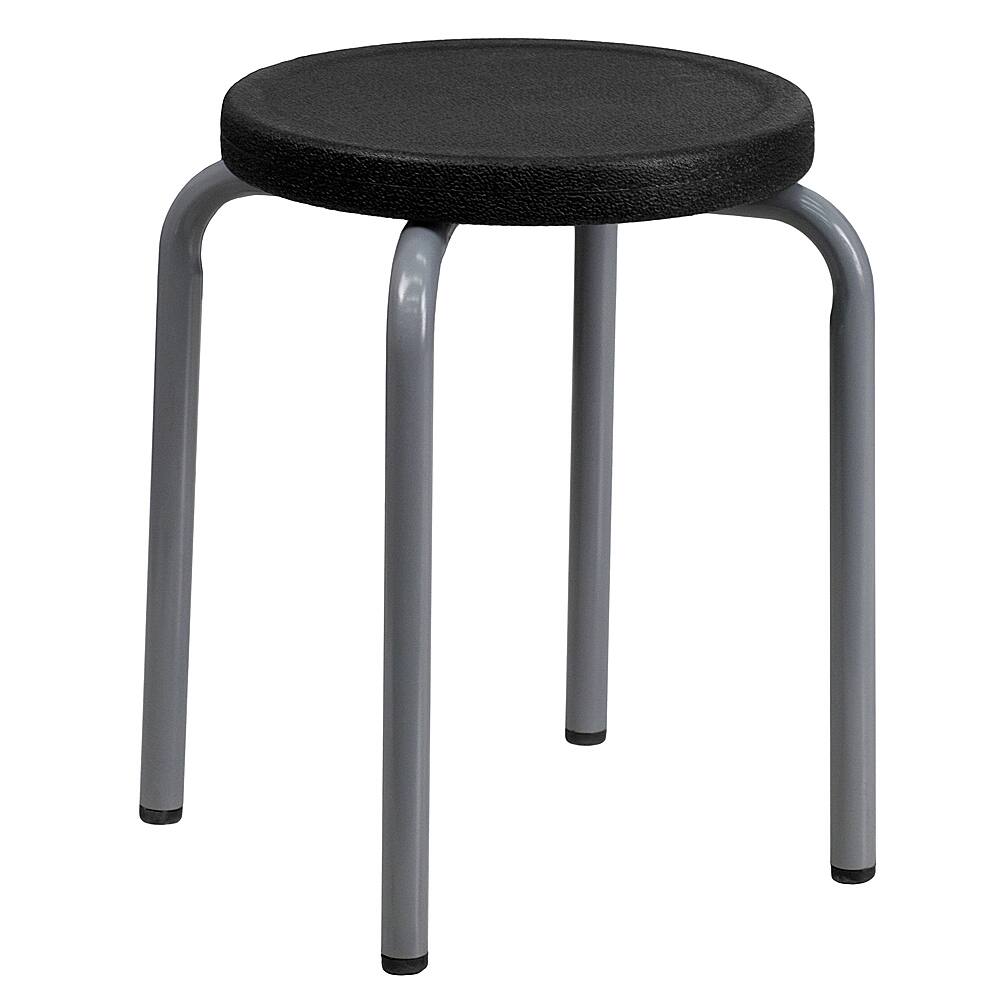 Alamont Home - Remington Contemporary Plastic Stack Stool - Black