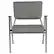 Alt View 11. Alamont Home - Hercules Contemporary Fabric Big & Tall Stack Chair - Gray Fabric.