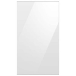 Samsung - Bespoke 4-Door Flex Refrigerator Panel - Bottom Panel - White Glass - Front_Zoom