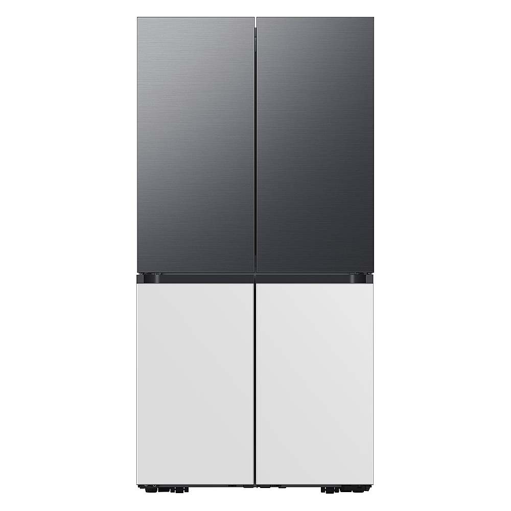Alt View 11. Samsung - Bespoke 4-Door Flex Refrigerator Panel - Bottom Panel - White Glass.