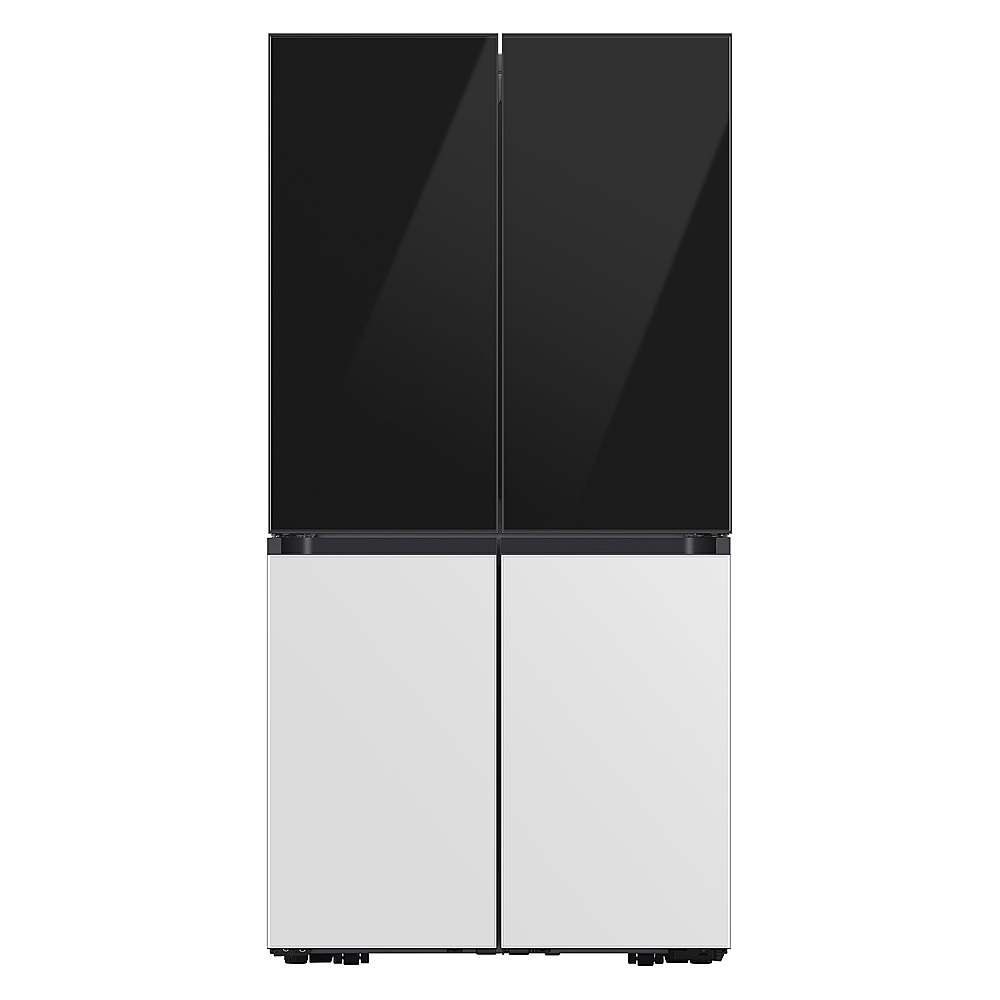 Alt View 19. Samsung - Bespoke 4-Door Flex Refrigerator Panel - Bottom Panel - White Glass.