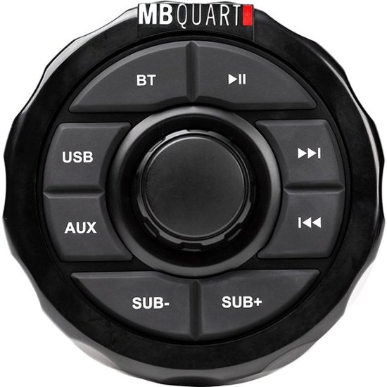 MB Quart 160 Watt Powered Off-Road & Marine Multimedia Source Unit with AM/ FM/Bluetooth Black GMR-LCD - Best Buy