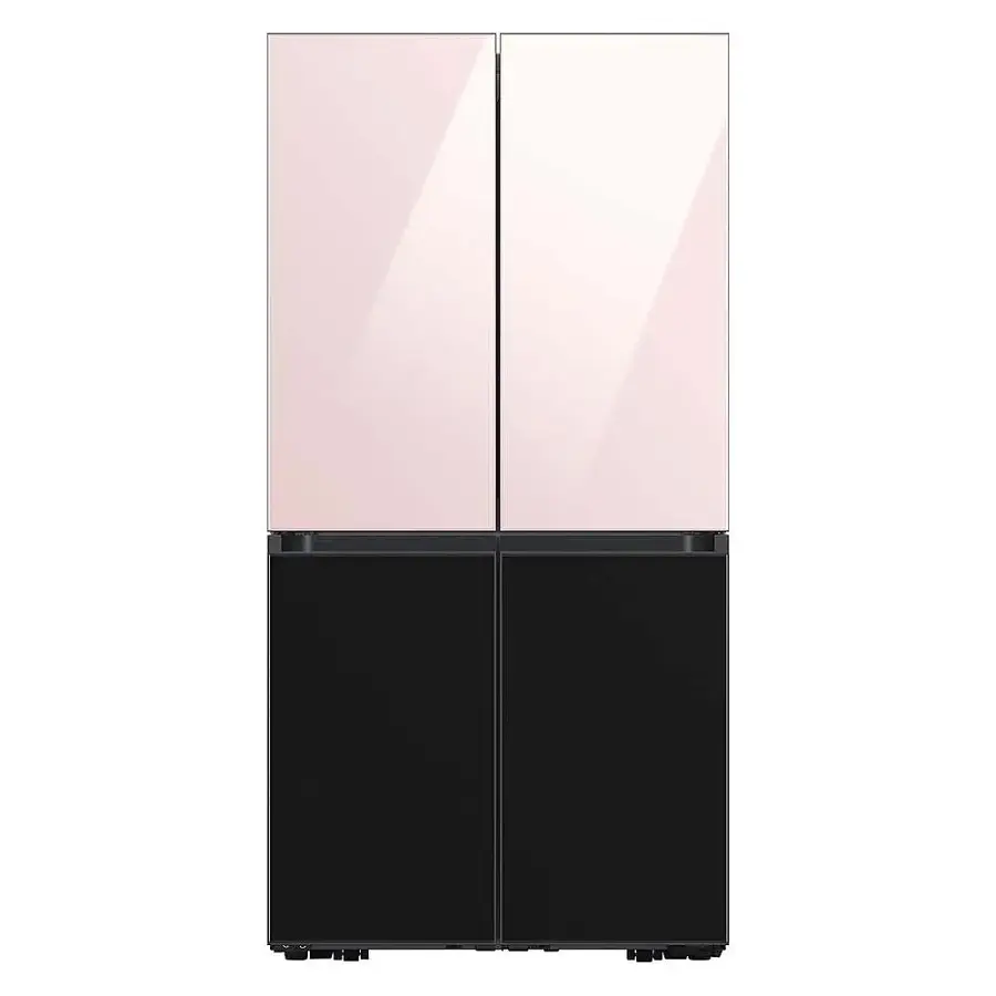 Alt View 17. Samsung - Bespoke 4-Door Flex Refrigerator Panel - Bottom Panel - Charcoal Glass.