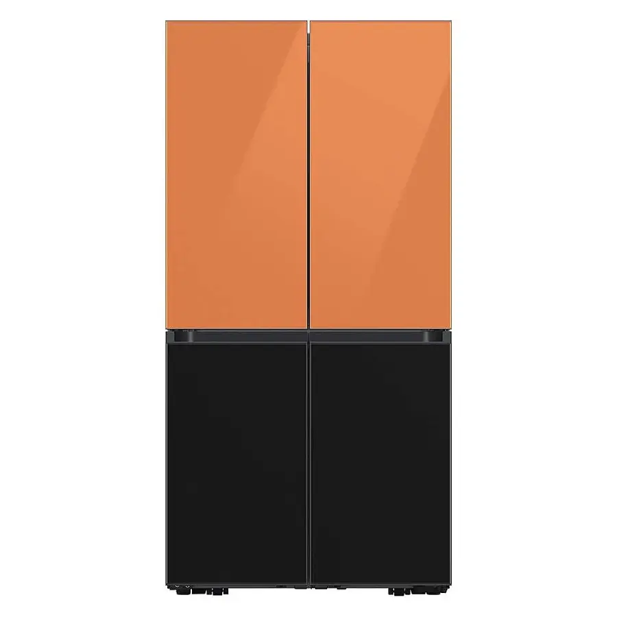 Alt View 20. Samsung - Bespoke 4-Door Flex Refrigerator Panel - Bottom Panel - Charcoal Glass.