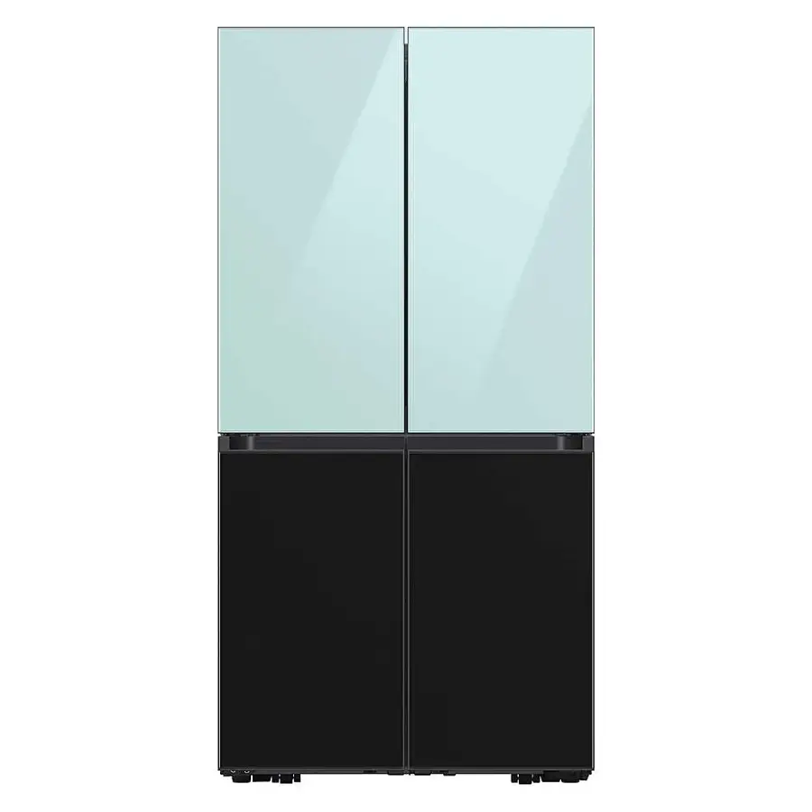 Alt View 21. Samsung - Bespoke 4-Door Flex Refrigerator Panel - Bottom Panel - Charcoal Glass.