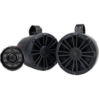 MB Quart - Universal UTV Tuned 8" 2-Way Speaker System with Composite Polypropylene Cones (Pair) - Black - Front_Zoom