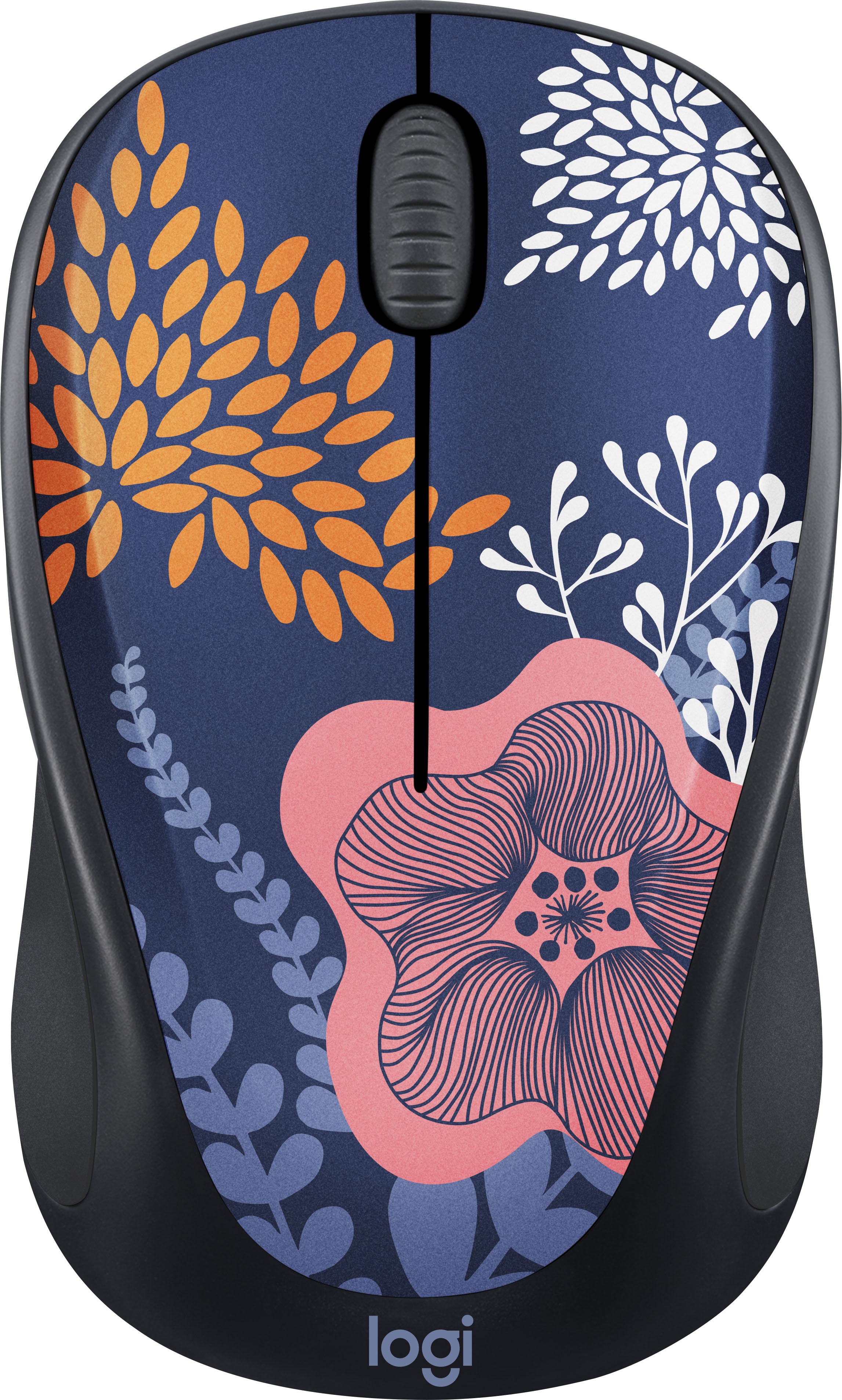 Logitech Design Collection Limited Edition 3-button Ambidextrous Mouse with Colorful Designs Forest Floral 910-006552 - Best Buy