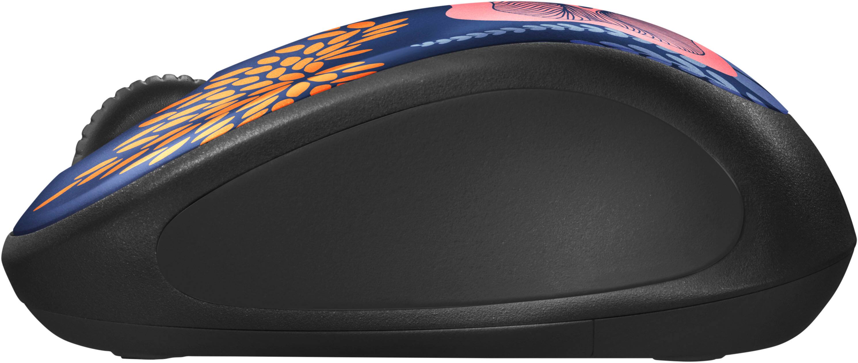 Alt View 11. Logitech - Design Collection Limited Edition Wireless 3-button Ambidextrous Mouse with Colorful Designs - Forest Floral.