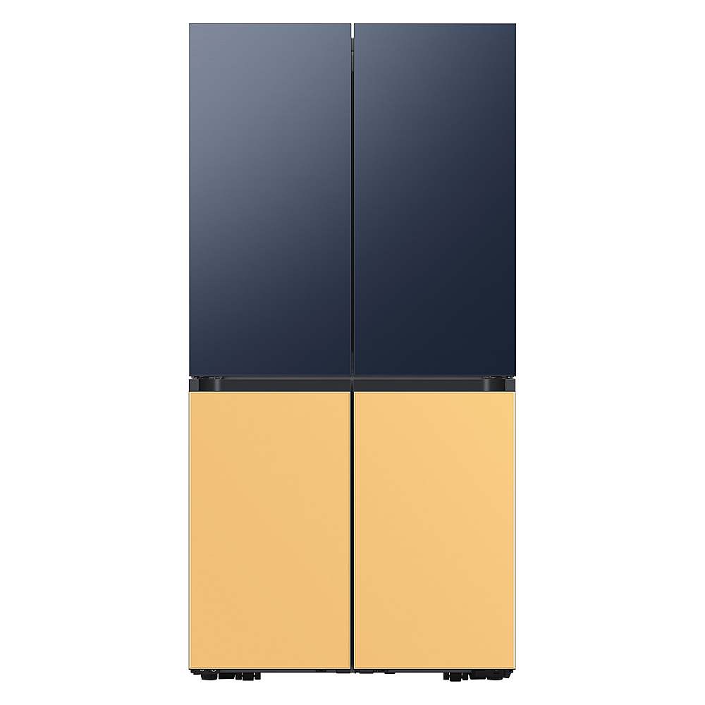 Alt View 12. Samsung - Bespoke 4-Door Flex Refrigerator Panel - Bottom Panel - Sunrise Yellow Glass.