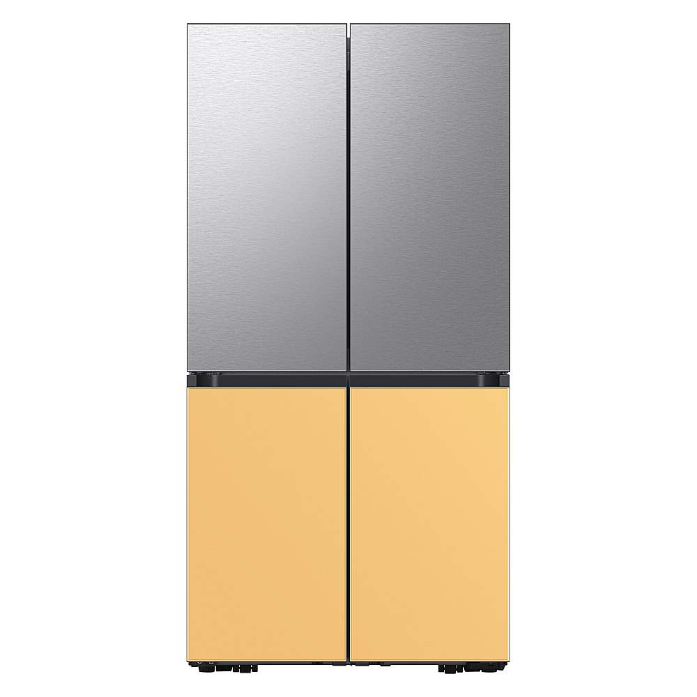 Alt View 13. Samsung - Bespoke 4-Door Flex Refrigerator Panel - Bottom Panel - Sunrise Yellow Glass.