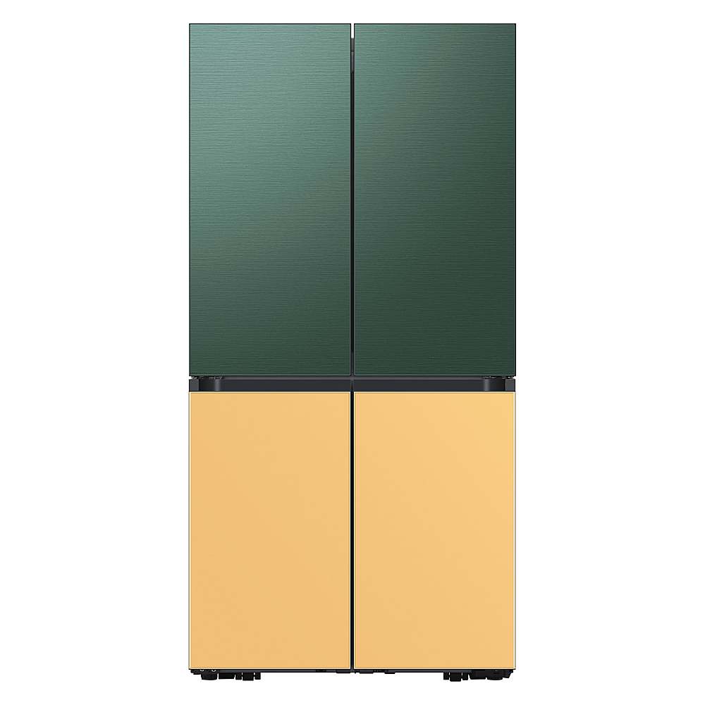 Alt View 14. Samsung - Bespoke 4-Door Flex Refrigerator Panel - Bottom Panel - Sunrise Yellow Glass.
