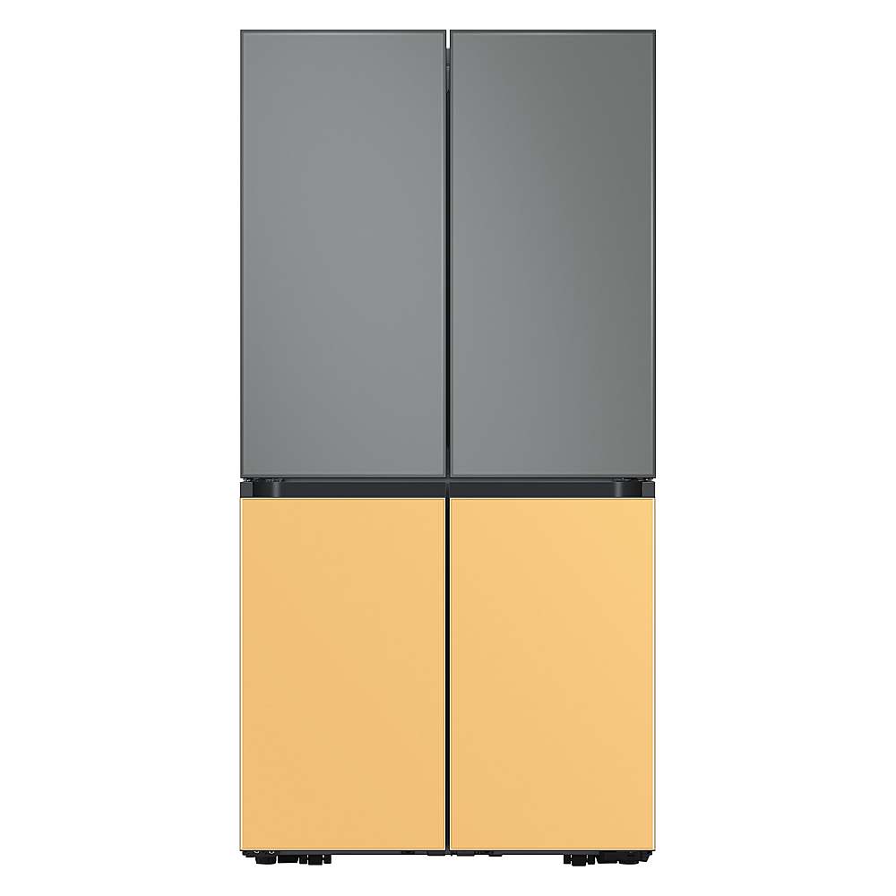 Alt View 18. Samsung - Bespoke 4-Door Flex Refrigerator Panel - Bottom Panel - Sunrise Yellow Glass.