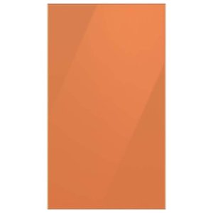 Samsung - Bespoke 4-Door Flex Refrigerator Panel - Bottom Panel - Clementine Glass