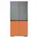 Alt View 18. Samsung - Bespoke 4-Door Flex Refrigerator Panel - Bottom Panel - Clementine Glass.