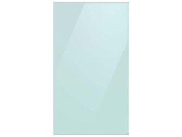 Samsung - Bespoke 4-Door Flex Refrigerator Panel - Bottom Panel - Morning Blue Glass - Front_Zoom