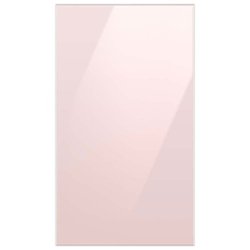Samsung - Bespoke 4-Door Flex Refrigerator Panel - Bottom Panel - Pink Glass - Front_Zoom