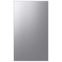 Samsung - Bespoke 4-Door Flex Refrigerator Panel - Bottom Panel - Stainless Steel - Front_Zoom