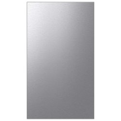 Samsung - Bespoke 4-Door Flex Refrigerator Panel - Bottom Panel - Stainless steel - Front_Zoom