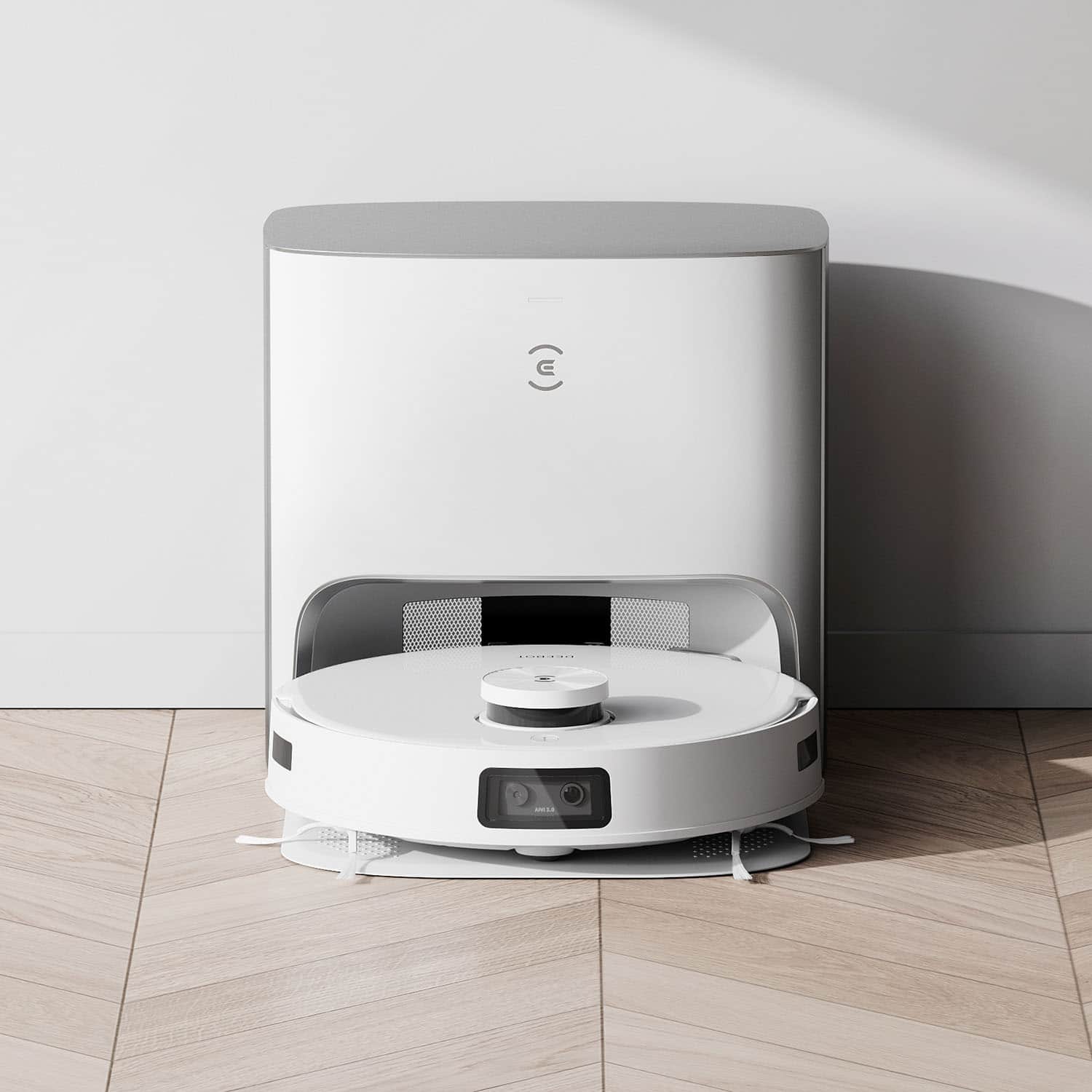 Alt View 16. ECOVACS Robotics - DEEBOT T10+ Robot Vacuum & Mop with Auto Empty, Laser Mapping, AI Object Recognition - WHITE.