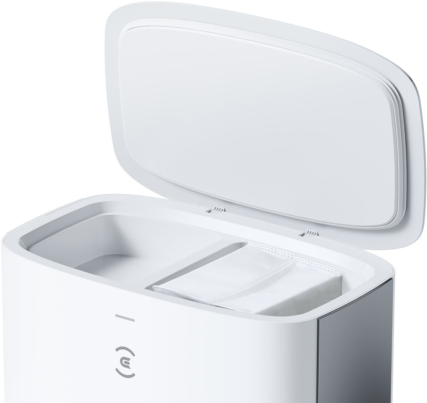 Alt View 1. ECOVACS Robotics - DEEBOT T10+ Robot Vacuum & Mop with Auto Empty, Laser Mapping, AI Object Recognition - WHITE.