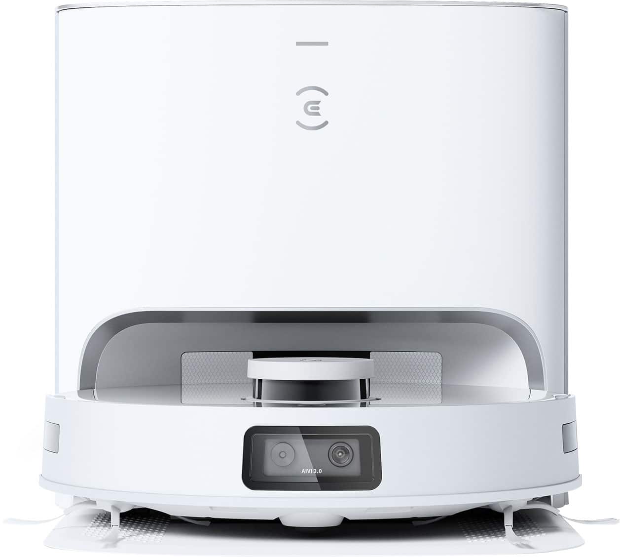 Angle. ECOVACS Robotics - DEEBOT T10+ Robot Vacuum & Mop with Auto Empty, Laser Mapping, AI Object Recognition - WHITE.