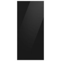 Samsung - Bespoke 4-Door Flex Refrigerator Panel - Top panel - Charcoal Glass - Front_Zoom