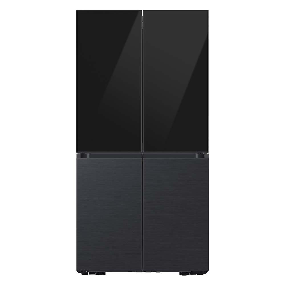 Alt View 11. Samsung - Bespoke 4-Door Flex Refrigerator Panel - Top panel - Charcoal Glass.