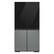 Alt View 18. Samsung - Bespoke 4-Door Flex Refrigerator Panel - Top panel - Charcoal Glass.