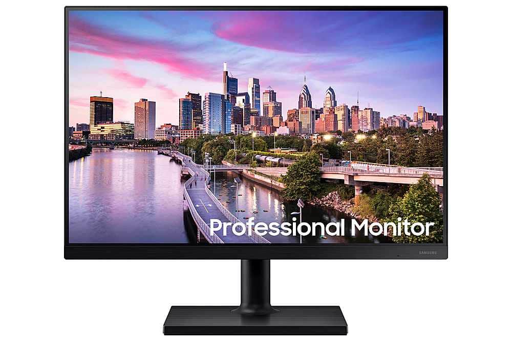 Alt View 13. Samsung - T45F 24” IPS LED FHD Monitor (HDMI, DVI) - Black.
