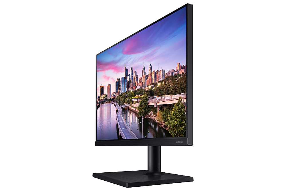 Alt View 17. Samsung - T45F 24” IPS LED FHD Monitor (HDMI, DVI) - Black.