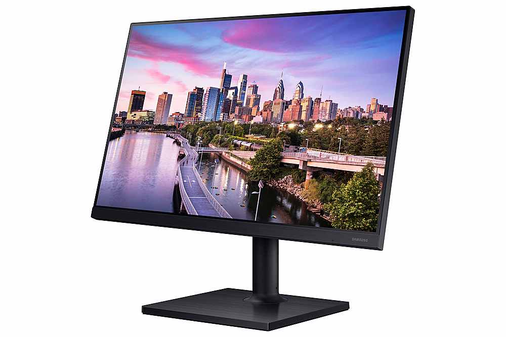 Alt View 20. Samsung - T45F 24” IPS LED FHD Monitor (HDMI, DVI) - Black.