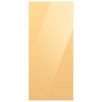 Samsung - Bespoke 4-Door Flex Refrigerator Panel - Top panel - Sunrise Yellow Glass - Front_Zoom