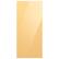 Front. Samsung - Bespoke 4-Door Flex Refrigerator Panel - Top panel - Sunrise Yellow Glass.