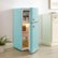 Alt View 13. Insignia™ - 4.5 Cu. Ft. Retro Mini Fridge with Top Freezer and ENERGY STAR Certification - Mint.