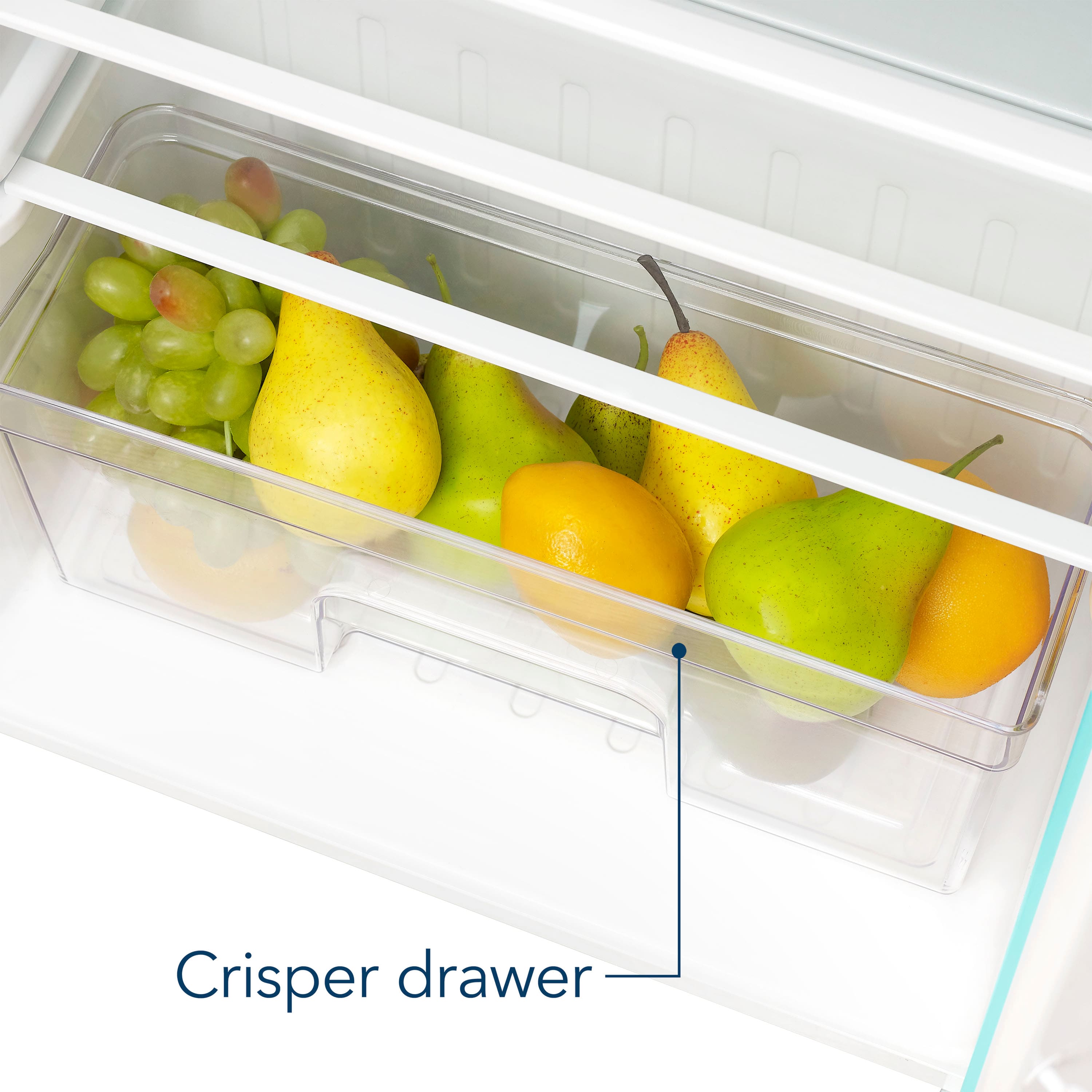 Alt View 14. Insignia™ - 4.5 Cu. Ft. Retro Mini Fridge with Top Freezer and ENERGY STAR Certification - Mint.