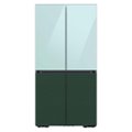Alt View Zoom 14. Samsung - Bespoke 4-Door Flex Refrigerator Panel - Top panel - Morning Blue Glass.