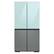 Alt View 18. Samsung - Bespoke 4-Door Flex Refrigerator Panel - Top panel - Morning Blue Glass.