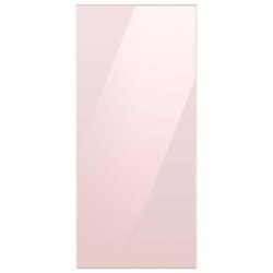 Samsung - Bespoke 4-Door Flex Refrigerator Panel - Top panel - Pink Glass - Front_Zoom
